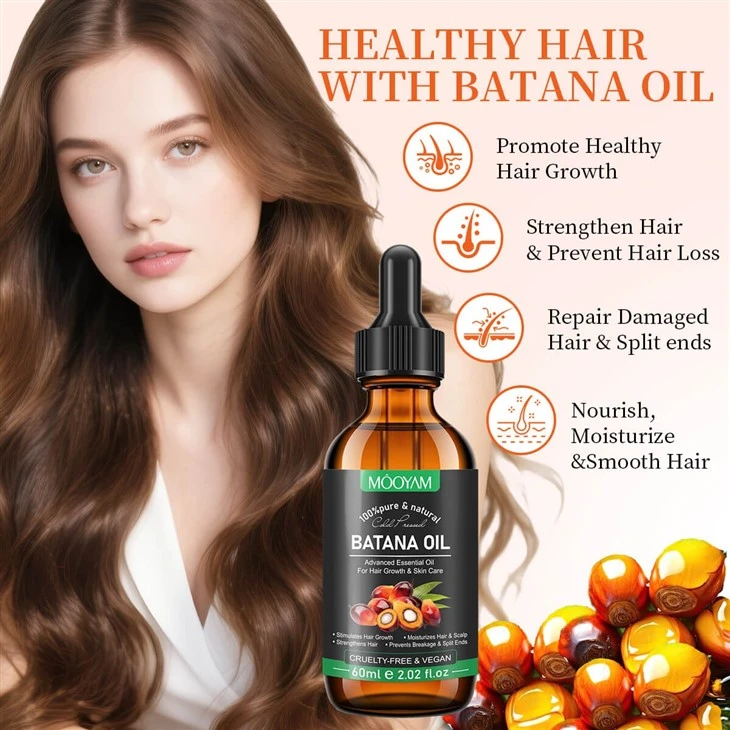 MOOYAM 100% Pure Batana Oil – Scalp Nourishment & Hair Growth Elixir (60ml) factory